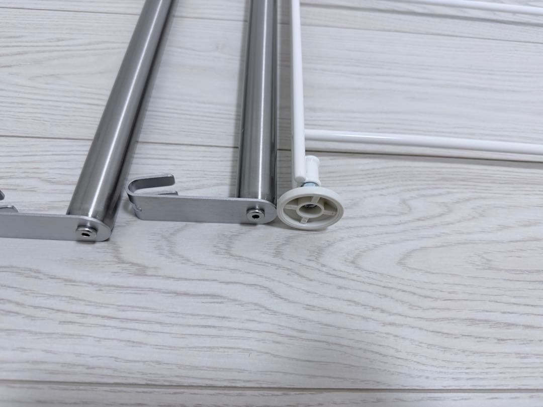 ステンレスユニットシェルフ　追加棚・帆立・クロスバー・ワードローブバー