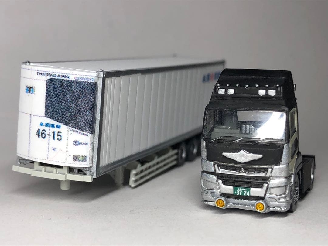 ヒ*デ様 お得初本間運輸リーファーコンテナトレーラーコレクション三菱
