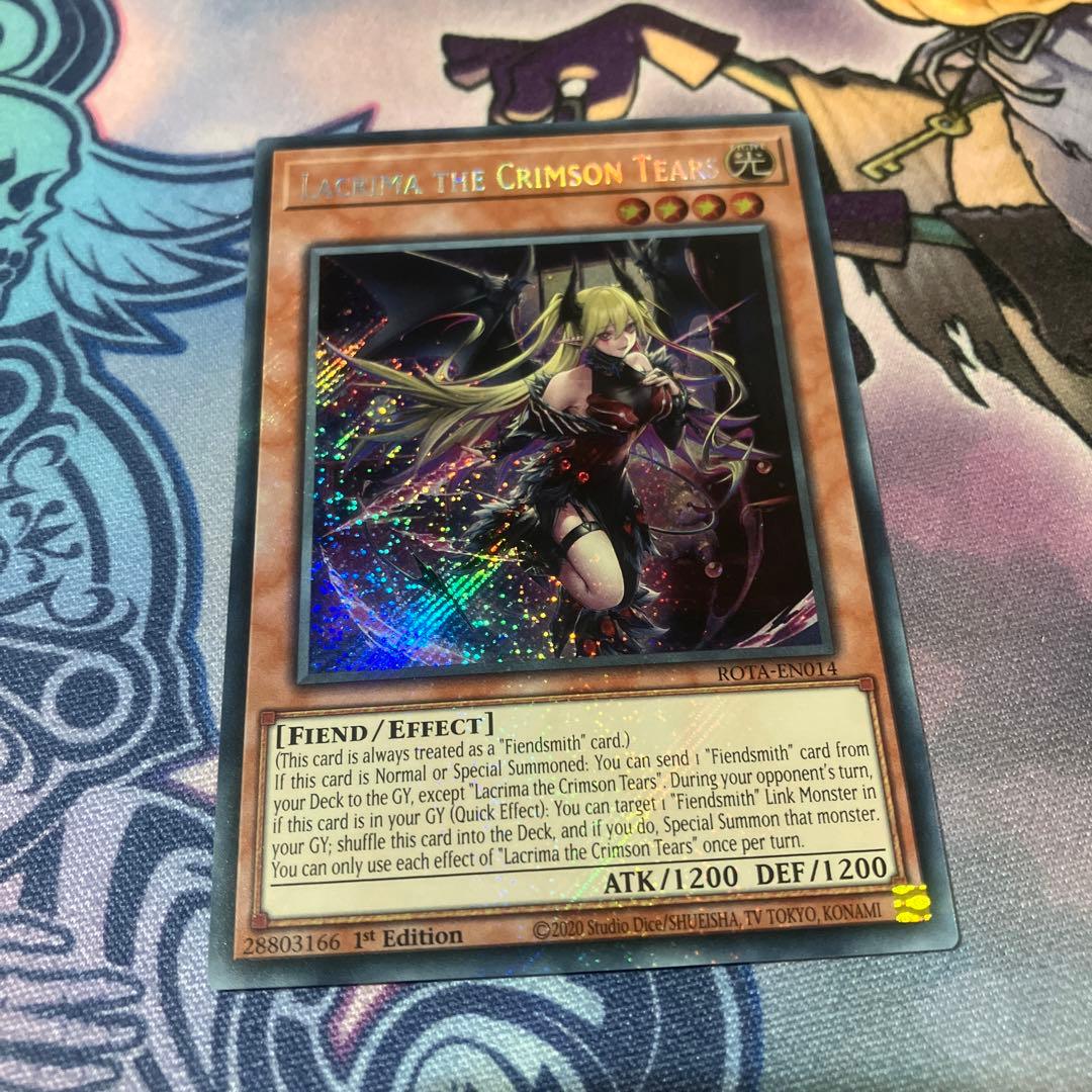 遊戯王 EU版 紅涙の魔ラクリモーサ シークレットレア - メルカリ
