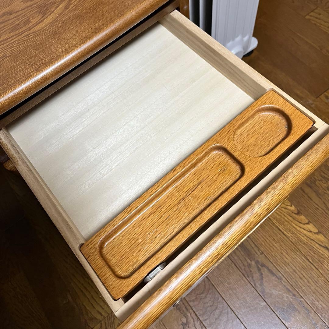 【浜本工芸】学習机　Bキャビネット(袖机) 【匿名配送】