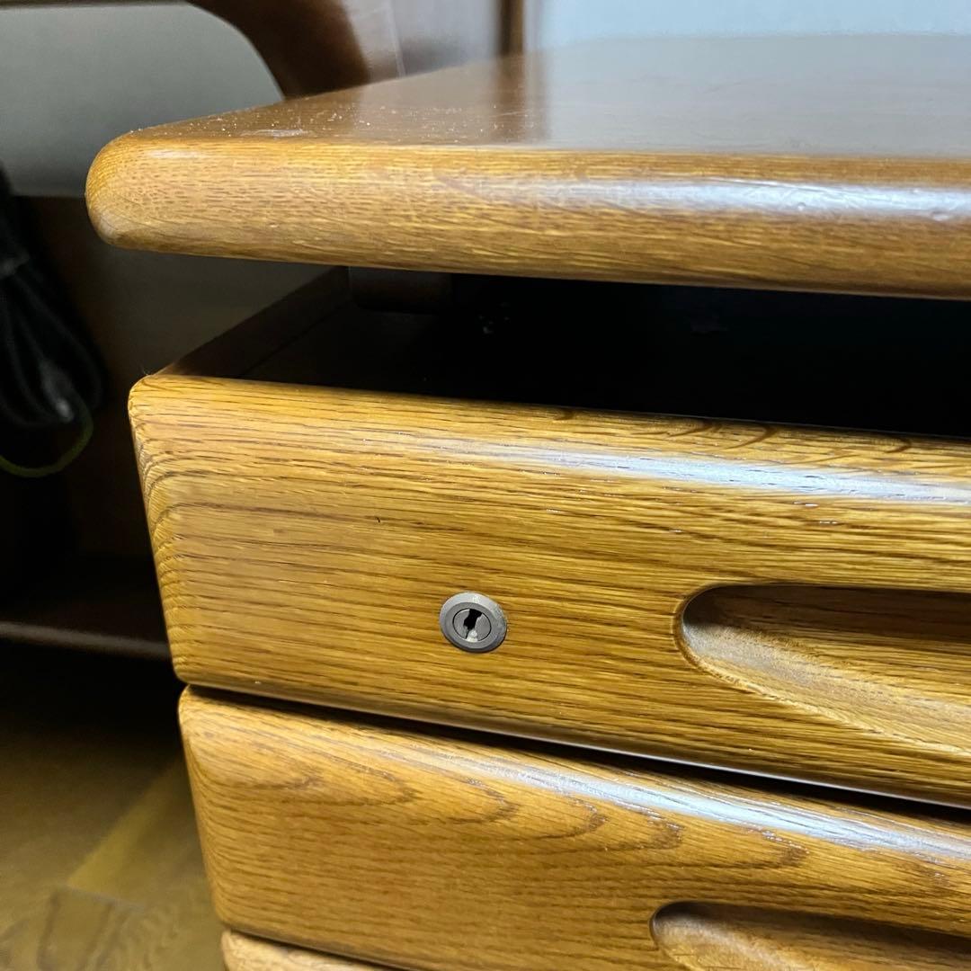 【浜本工芸】学習机　Bキャビネット(袖机) 【匿名配送】