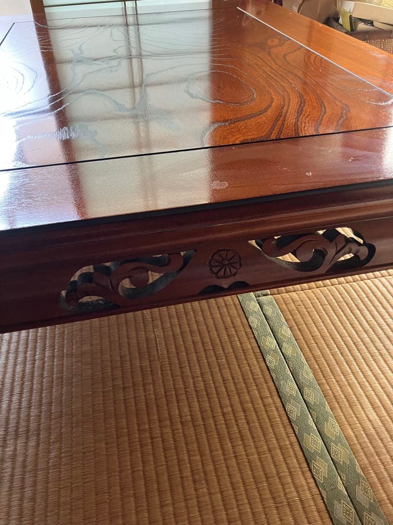 木製座卓 光沢仕上げ 90cm x 115cm - メルカリ