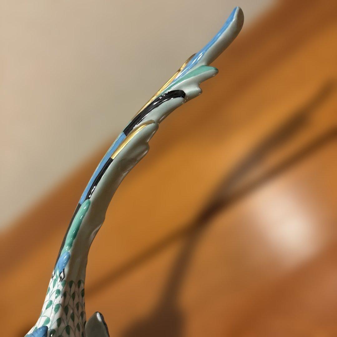 ヘレンド　フィギュア　グリーンフィッシュネット　キジ