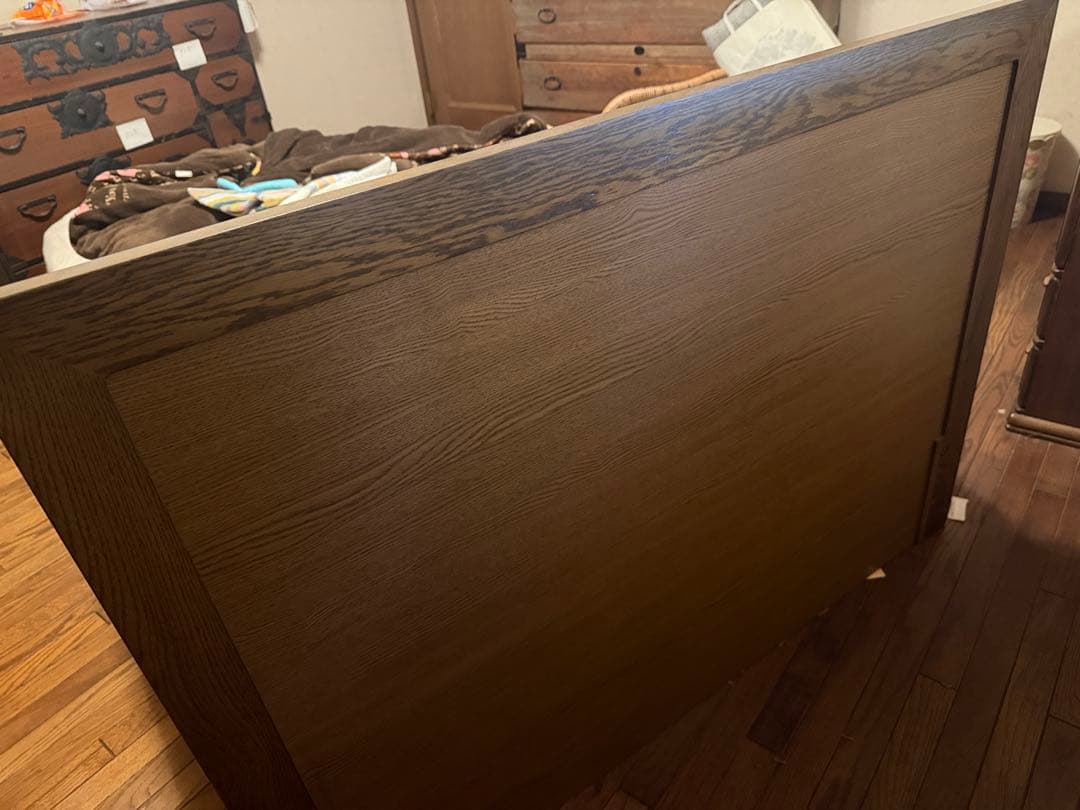 最高級シモンズベッドフレームSIMONS　ナラ？木工土台は桐？セレブ最終処分