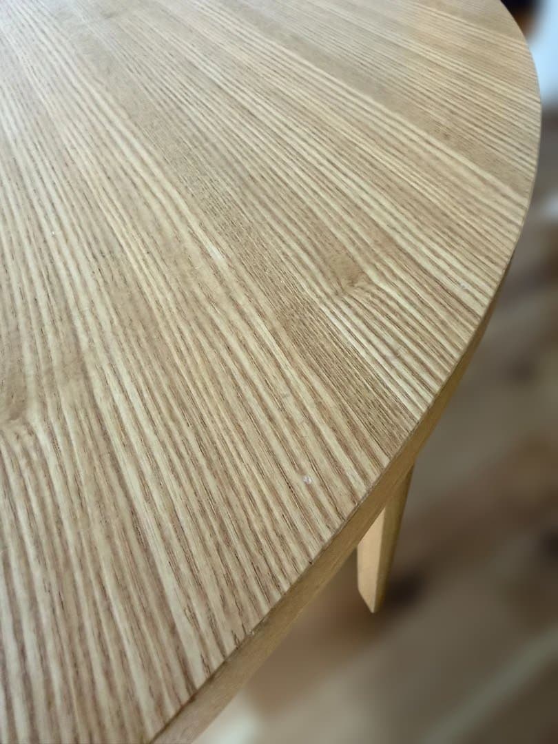 francfranc ワルツ 天然木ラウンドテーブル拡張可能 - メルカリ