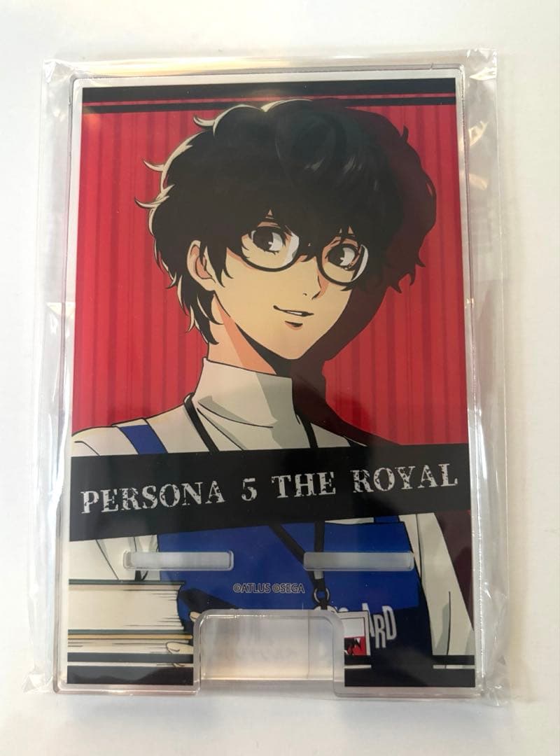 ペルソナ5 主人公　スマホアクリルスタンド　ヴィレッジヴァンガード