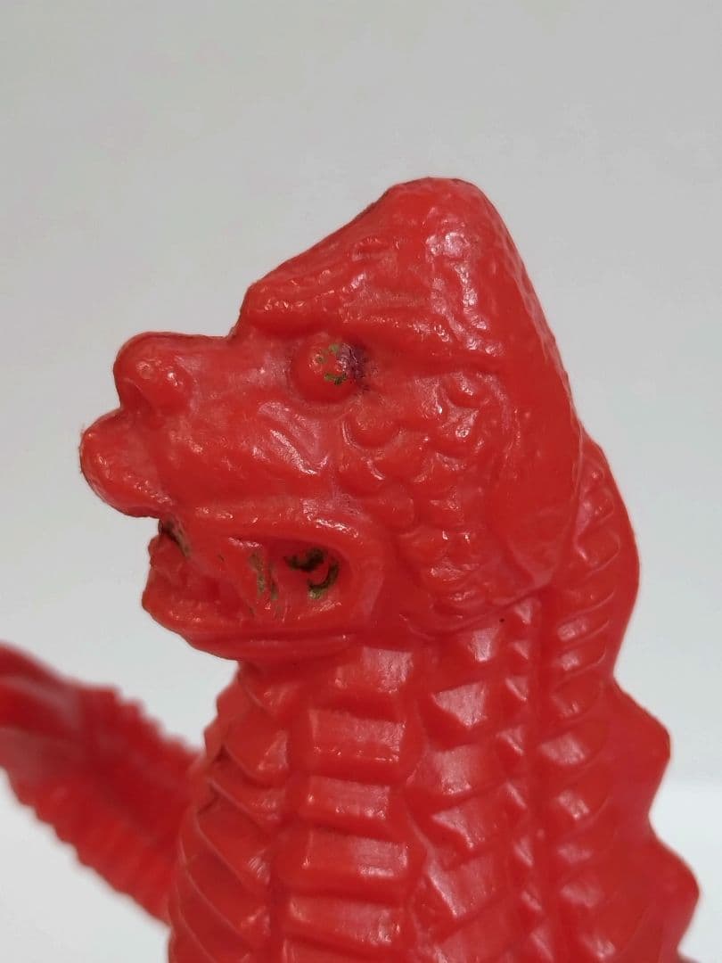 レッドキング 無版権 パチ ポリ製 駄玩具 昭和レトロ 怪獣 当時物 ウルトラ