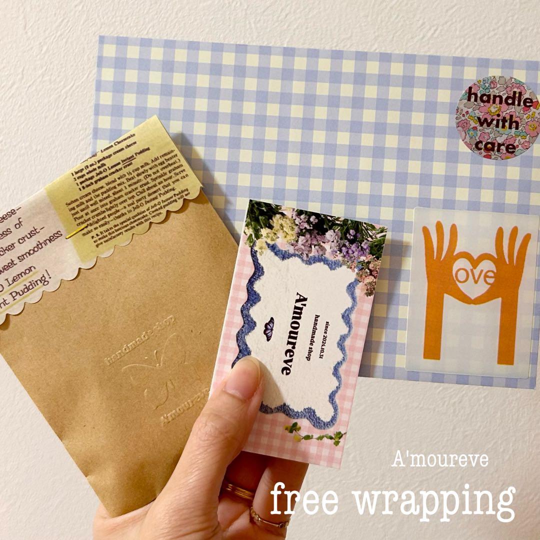 no.402／a'moureveビーズネックレス　ハンドメイド