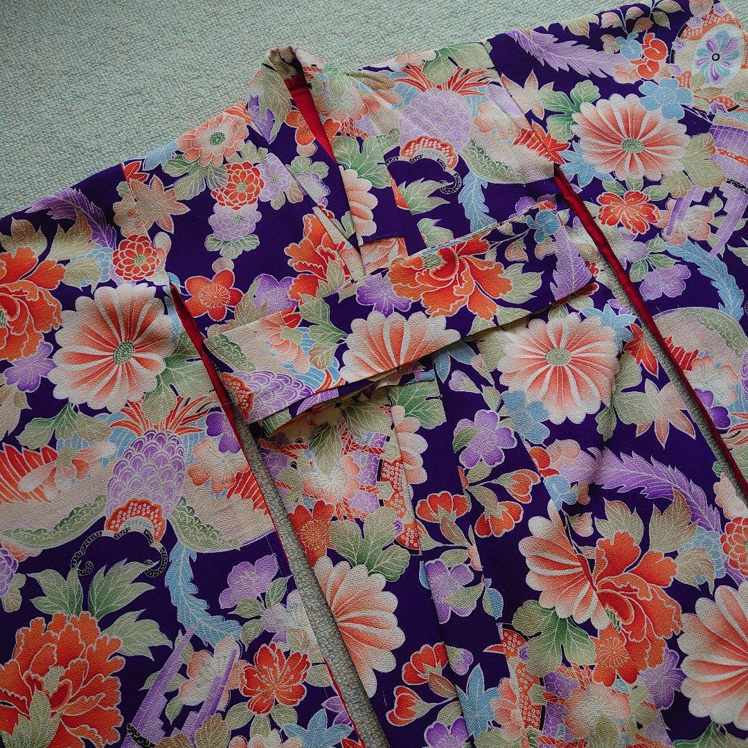 【高級縮緬】アンティーク　着物　大正　女の子　髪飾りセット　希少価値