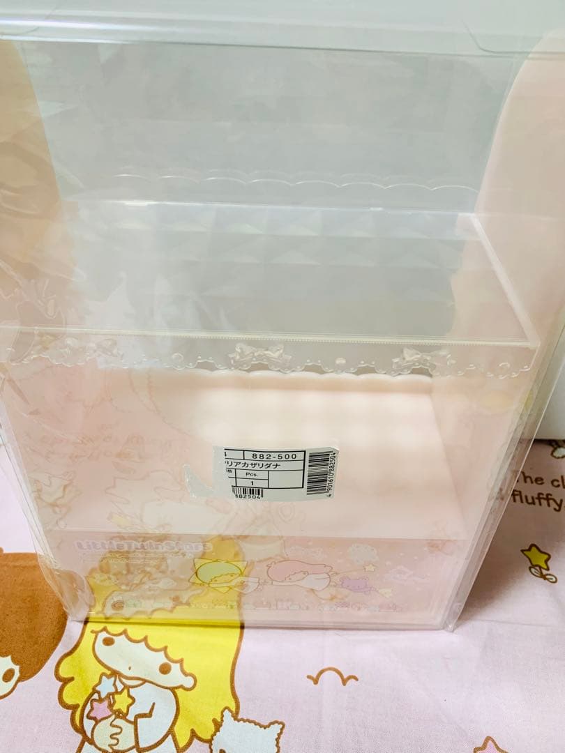 K*様 リトルツインスターズ キキララ キキ＆ララ クリア飾り棚