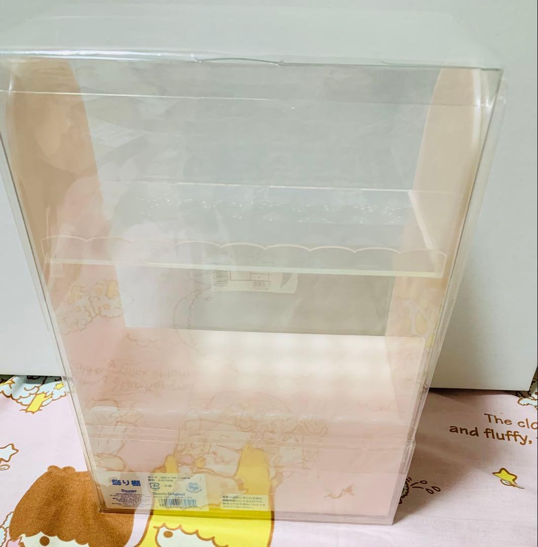 K*様 リトルツインスターズ キキララ キキ＆ララ クリア飾り棚