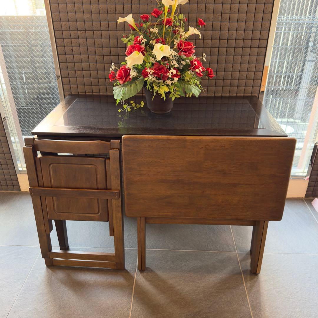 折りたたみ式 テーブル 椅子 セット