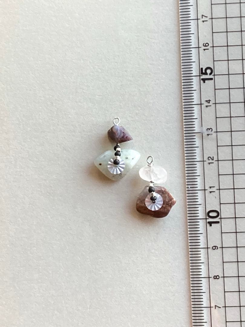 no.0332 濁りのプレナイトと流れ星のソレイユ　一点物