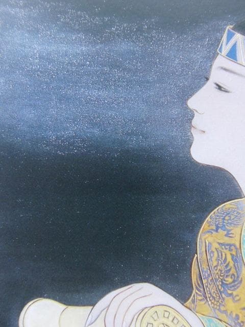 高野晴生、【銀河】、希少な大判額装用画集より、美品、日本人画家