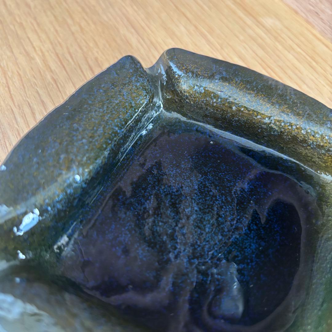 稲嶺盛吉 灰皿 琉球ガラス