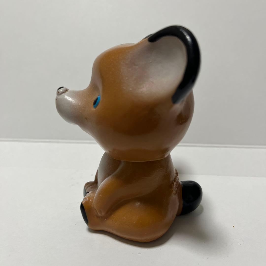 昭和レトロ いぬのトクちゃん 徳陽相互銀行 ソフビ 貯金箱 非売品