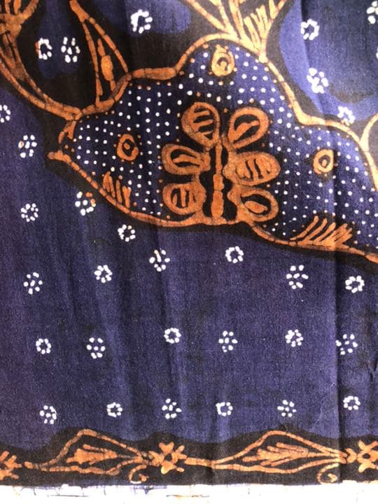 週末お値下げします！手描きオールドバティック(8337) - メルカリ