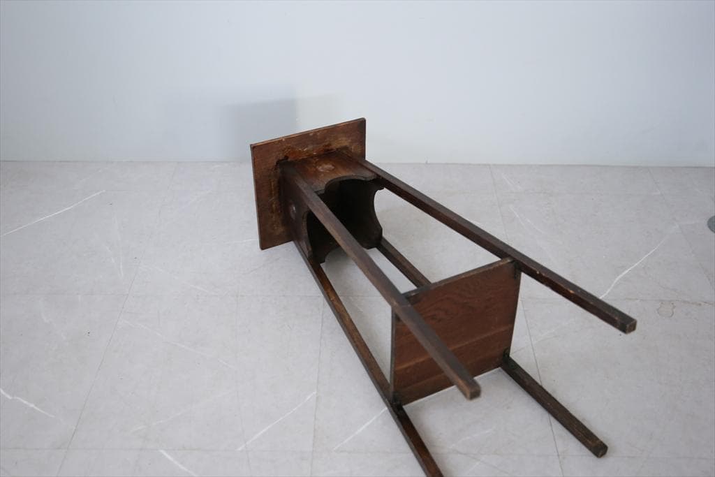 英国アンティーク木製フラワースタンド/花台/燭台/飾り棚/テーブル(91-103