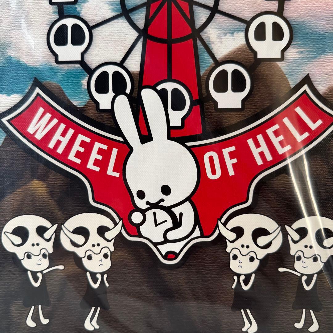CUNE キューン「WHEEL OF HELL」キャンバスパネル　うさぎ