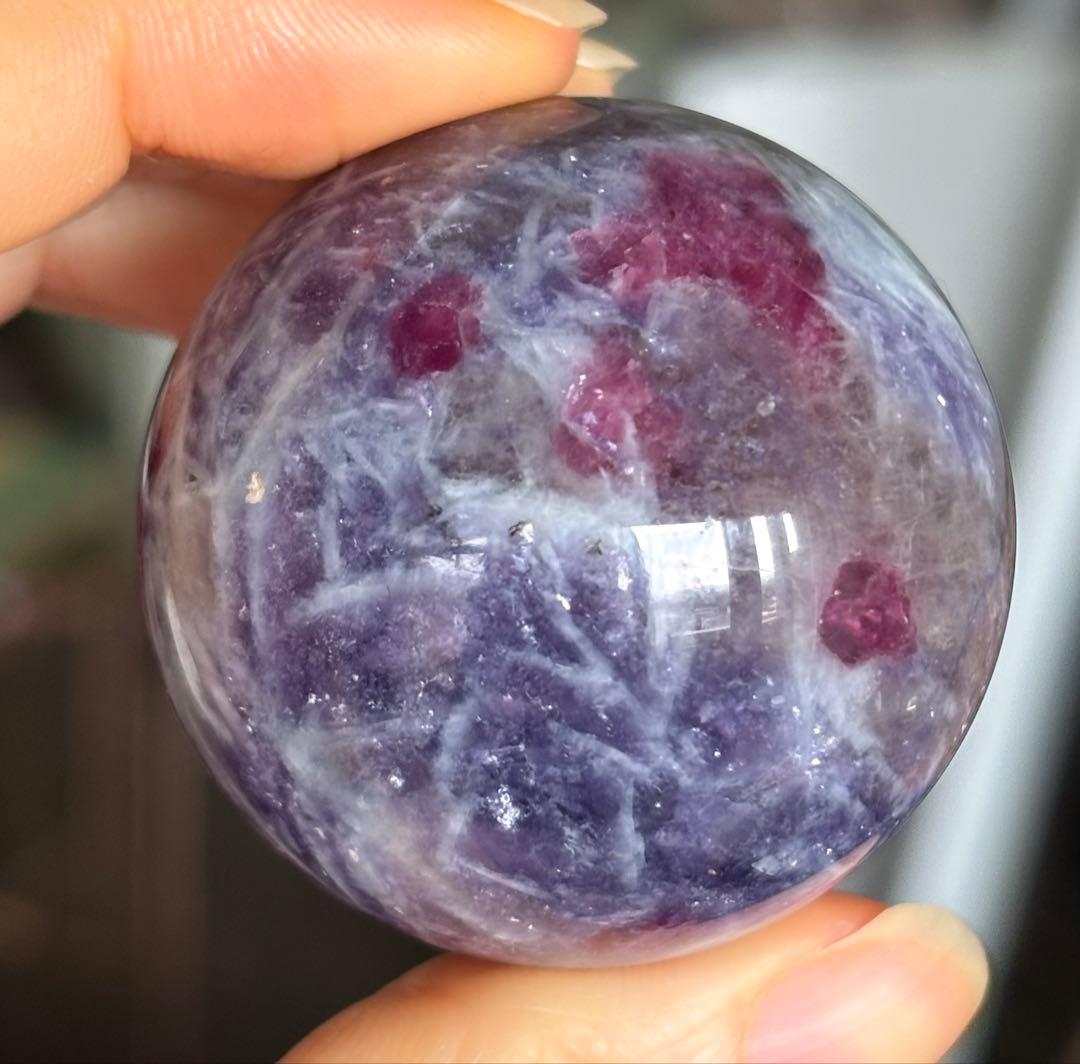 高品質　ユニコーンストーン　スフィア　天然石