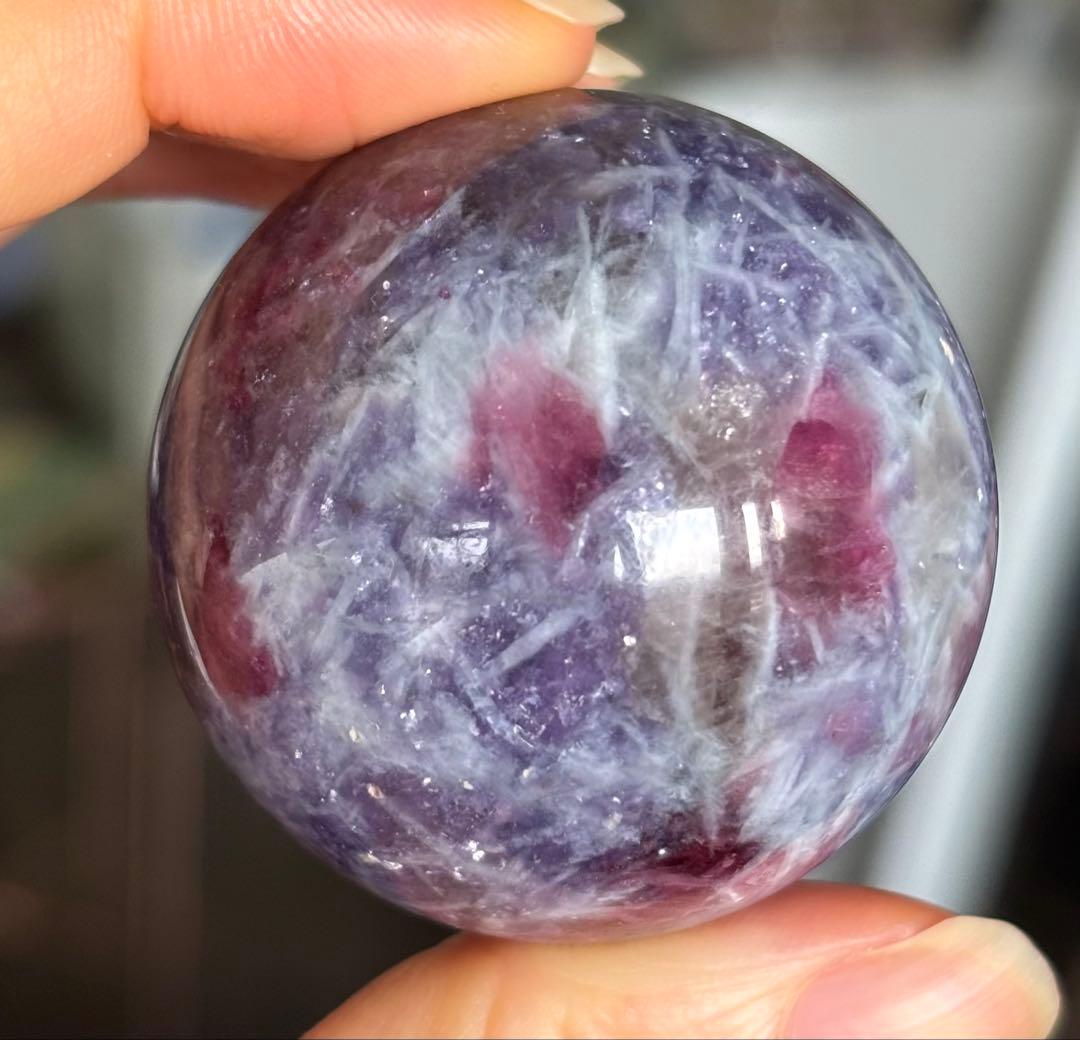 高品質　ユニコーンストーン　スフィア　天然石