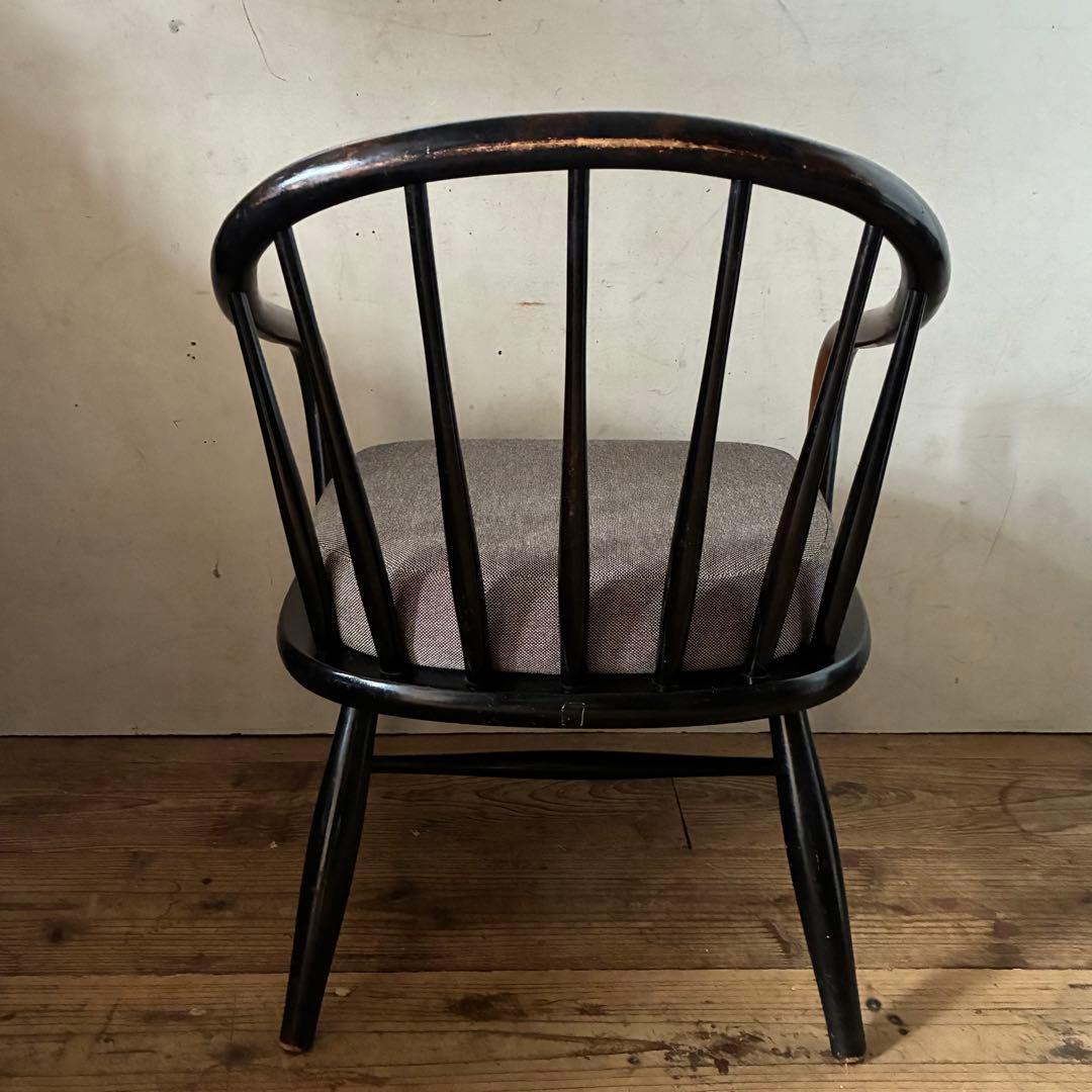 キツツキ 飛騨産業 ヴィンテージ ラウンジ イージーチェア 曲木 ウィンザー ②