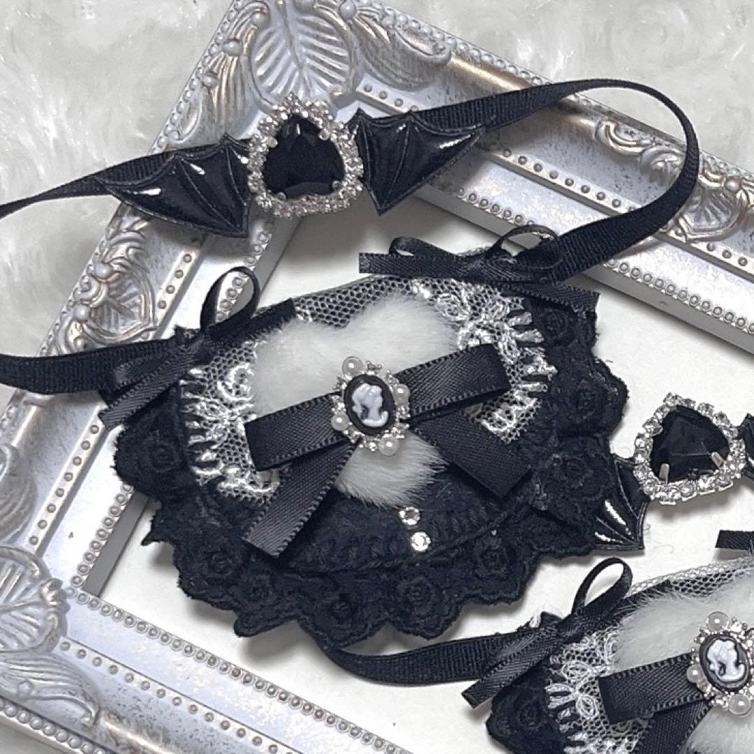 モンぬい スタイ ぬい服 ふわふわハート 白黒セットB - メルカリ