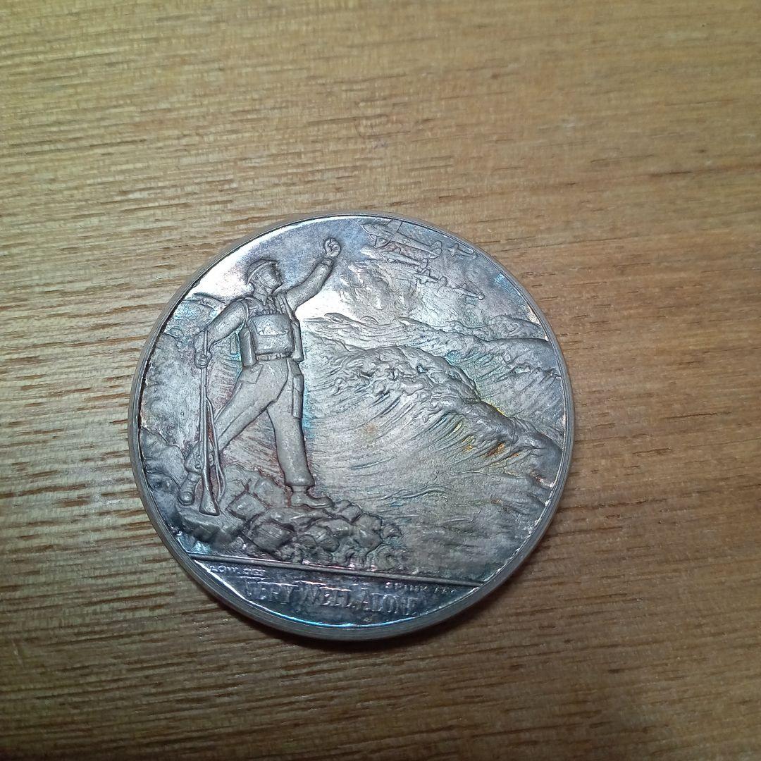 500円記念シルバー1000 。日生クラブ表彰純銀 チャーチルシルバー