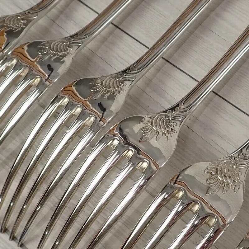 RU-6001　クリストフル　マルリー　テーブルフォーク　シルバーコーティング