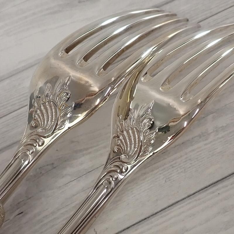 RU-6001　クリストフル　マルリー　テーブルフォーク　シルバーコーティング