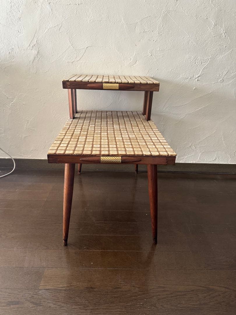 二段式サイドテーブル ミッドセンチュリーU.S.