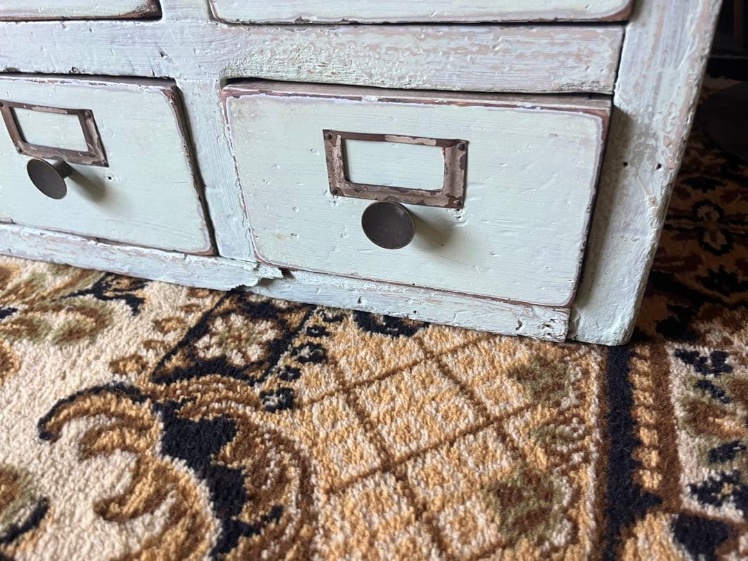 多収納 薬箪笥 古道具 アンティーク 昭和レトロ 当時物 チェスト インテリア