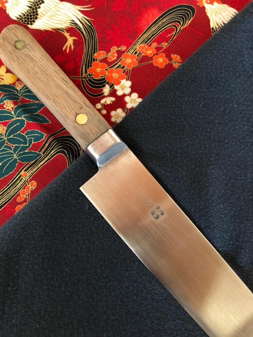 研ぎ済み】全鋼製 源正久 牛刀包丁 ナイフ 料理 釣り