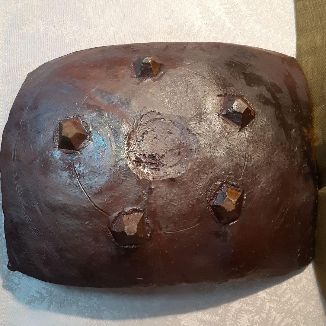 丹波立杭焼　市野春彦作　たたら五足盛り鉢