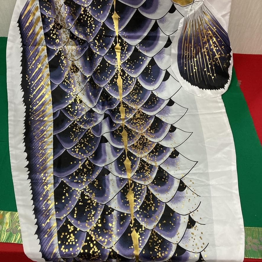 SKO116 千寿鯉のぼり4m 黒 　黒鯉4m　お父さん鯉4m　端午の節句鯉