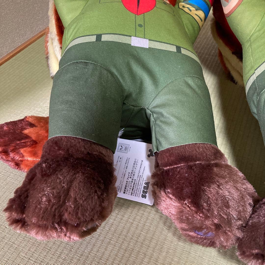 ズートピア　赤いほっぺ　寝そべりスーパーラージキッズぬいぐるみ ニック・ワイルド