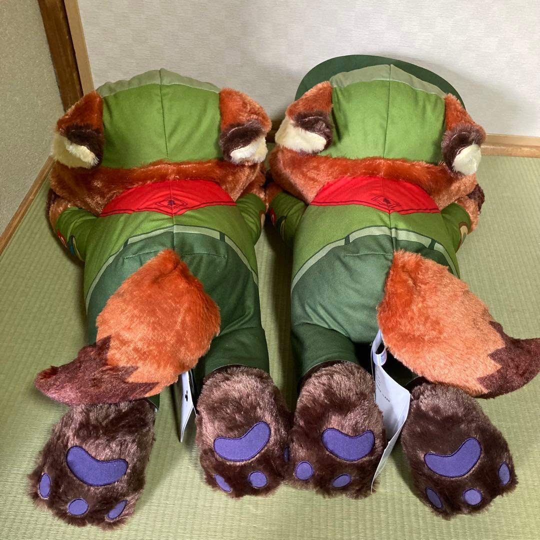 ズートピア　赤いほっぺ　寝そべりスーパーラージキッズぬいぐるみ ニック・ワイルド