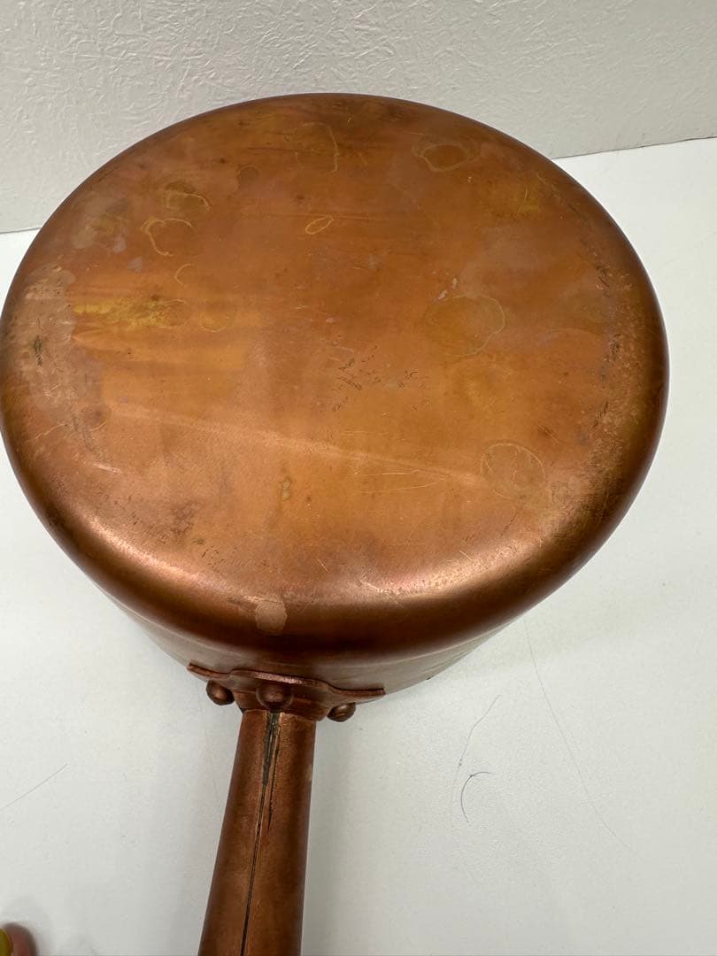 銅製 片手鍋 注ぎ口付き