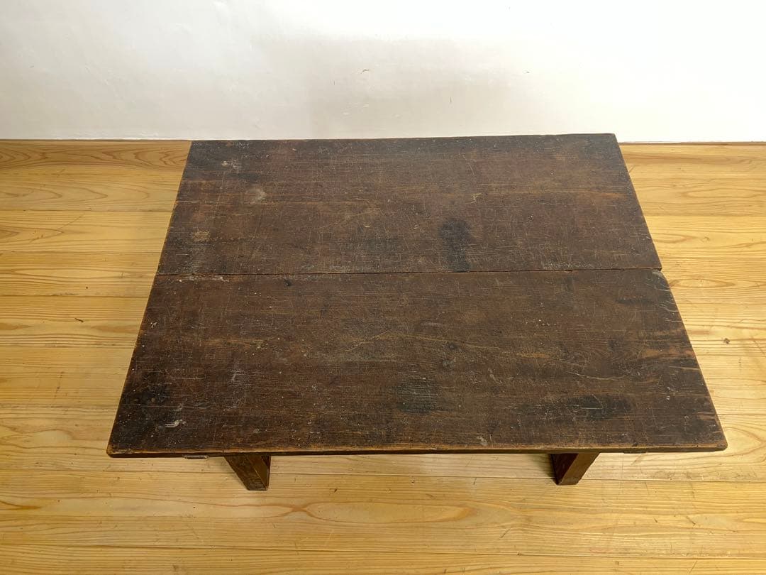 文机 座卓 机 M085 古道具 古家具 和家具 ビンテージ アンティーク