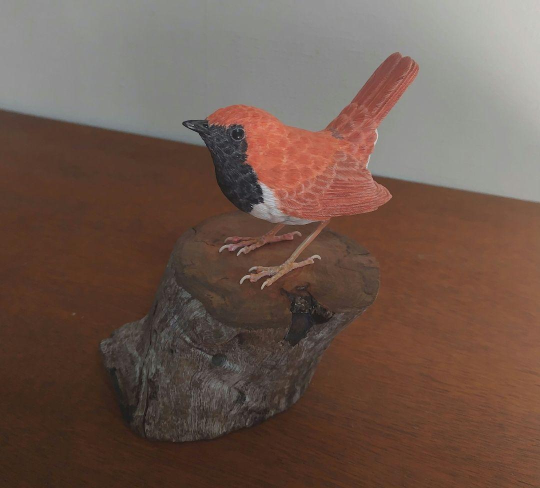 バードカービング　\"ホントウアカヒゲ”