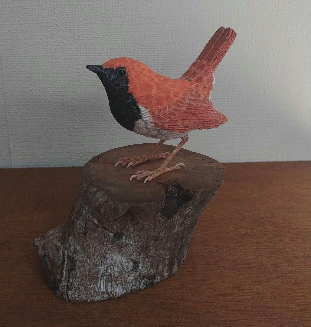 バードカービング　\"ホントウアカヒゲ”