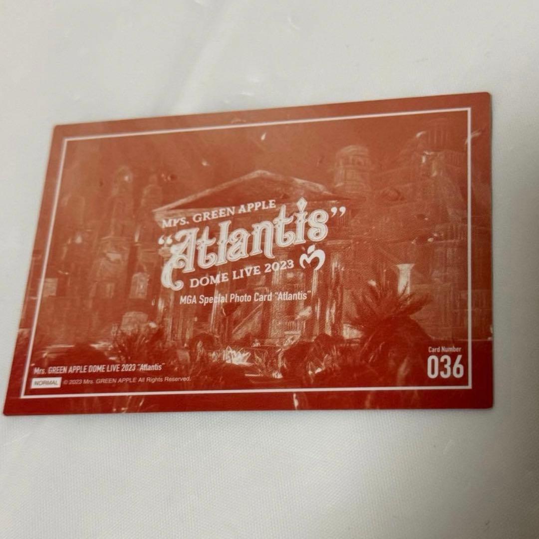 Mrs. GREEN APPLE フォトカ Atlantis 大森元貴 036 - メルカリ