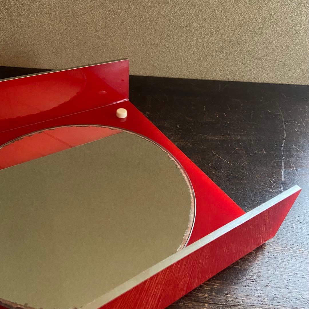 スペースエイジ　壁掛け鏡　´70s ミッドセンチュリー　希少