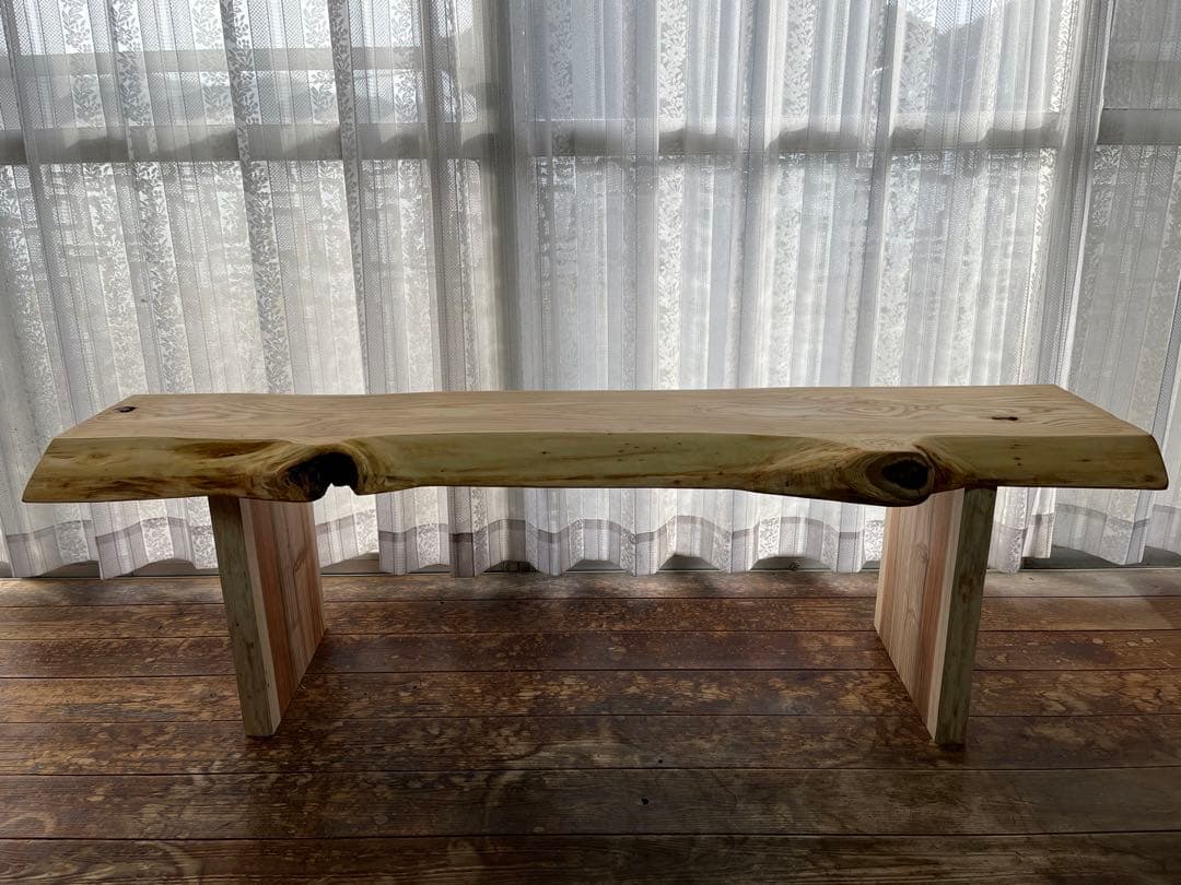 杉　ローテーブル　無垢材　一枚板　テーブル　ダイニングテーブル　机