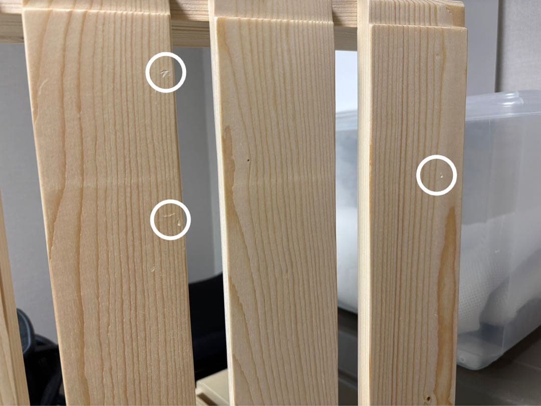 【ベルメゾン】簡単に組み替えができるパレットベッド12枚セット(ダブルサイズ)