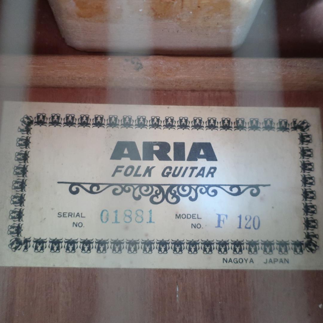 Aria F120 ギター ボルトオンネック 0フレット アジャスタブルサドル