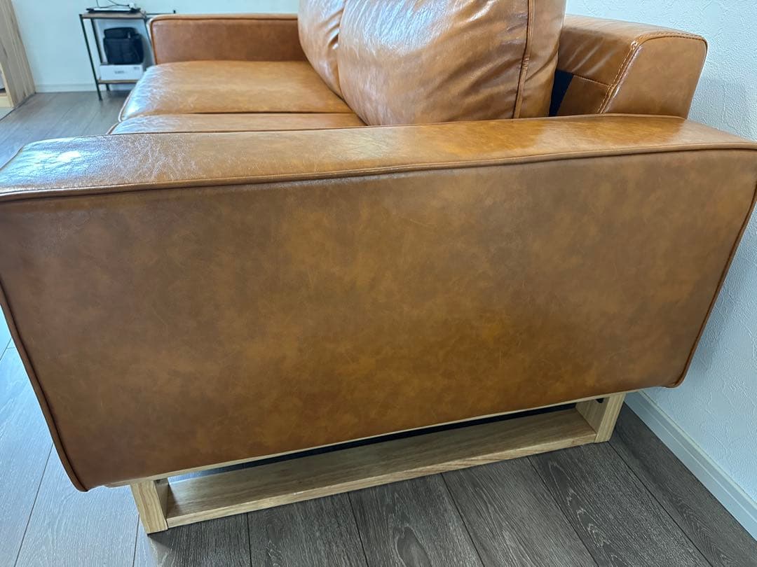 modern deco モダンデコ ソファ レザー 革 ヴィンテージ レトロ