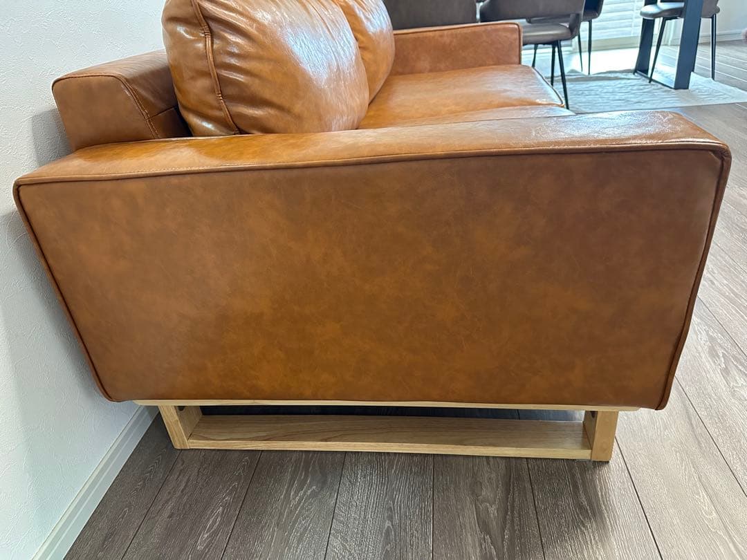 modern deco モダンデコ ソファ レザー 革 ヴィンテージ レトロ