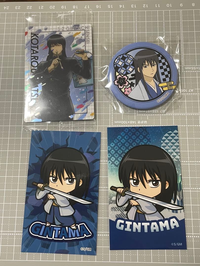 銀魂切り絵缶バッジ ふぉとカードコレクション 戦闘ver. 桂小太郎