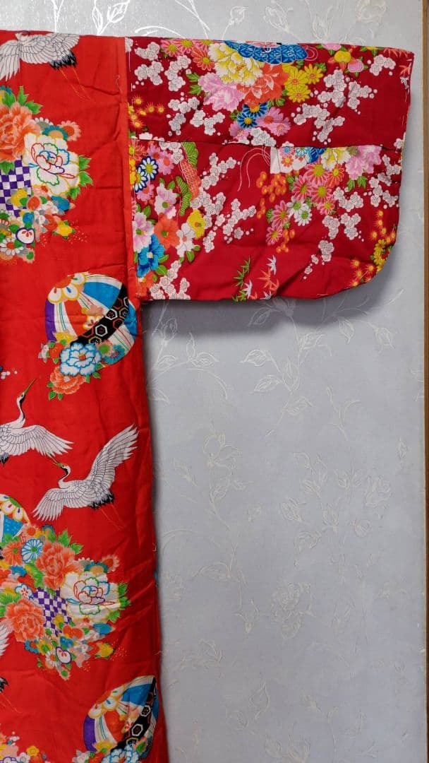 RK523アンティーク子供着物めちゃくちゃ綺麗着丈125センチ裄丈63長襦袢